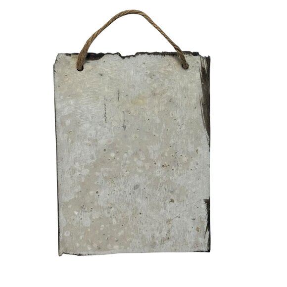 3-D Giraffe Wall Art Plaque With Rustic Wood Finish & Rope Hanger - Picture 5 of 6